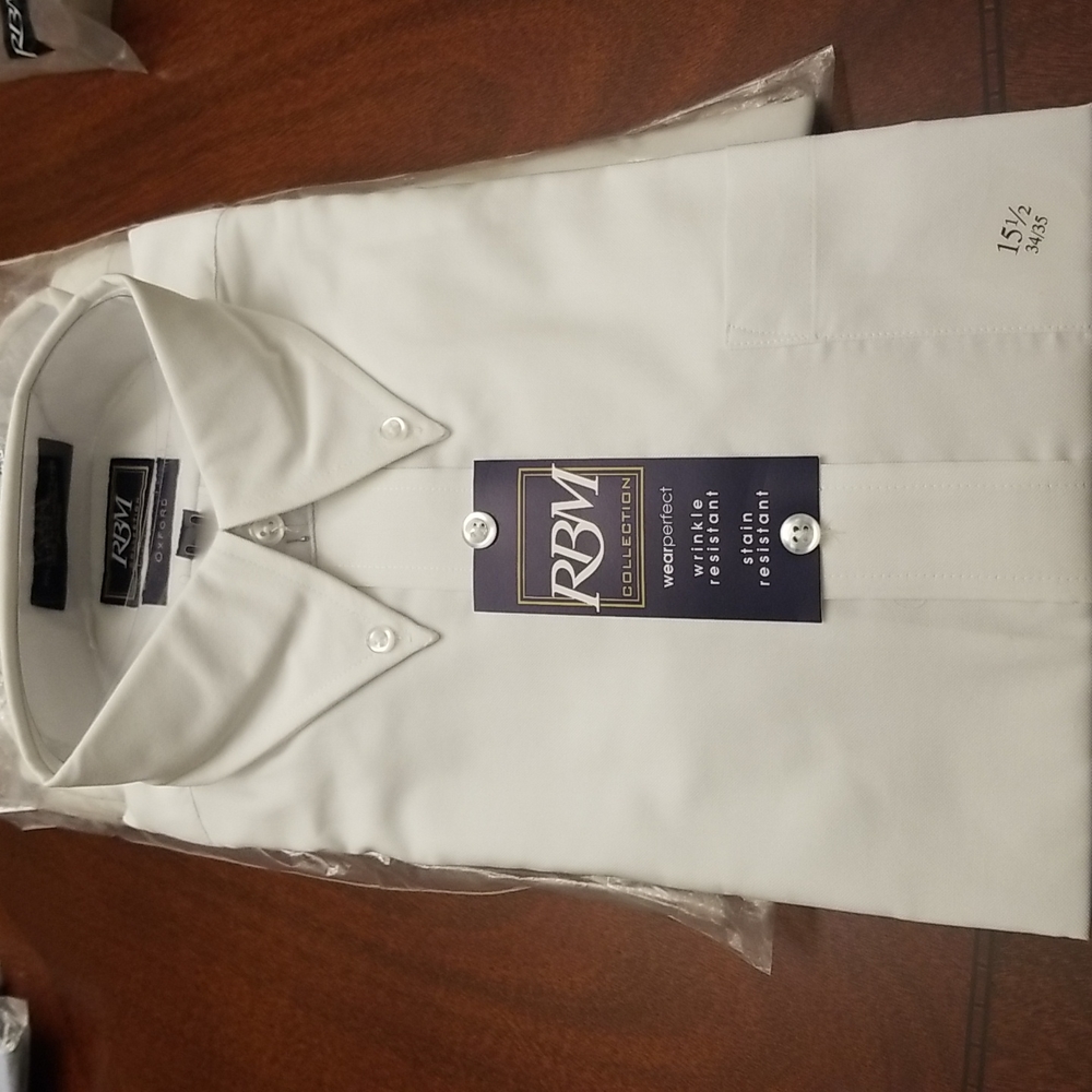 NWT Men Oxford Dress Shirt